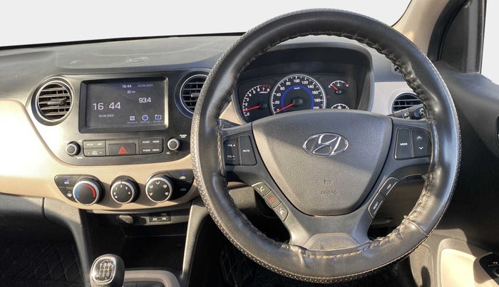 2020 Hyundai Grand i10 SPORTZ 1.2 KAPPA VTVT, Petrol, Manual, 22,600 km, Steering Wheel Close Up