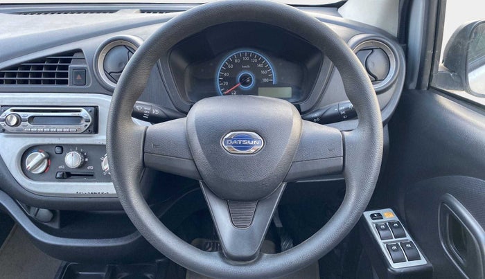 2017 Datsun Redi Go A, Petrol, Manual, 8,760 km, Steering Wheel Close Up