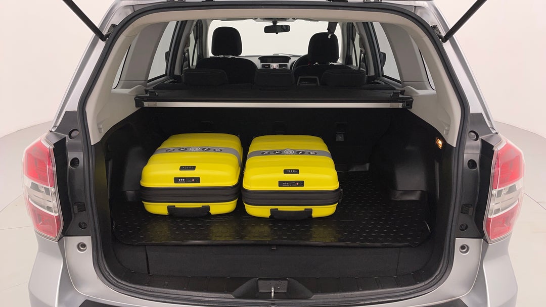 Boot Inside View with Luggage