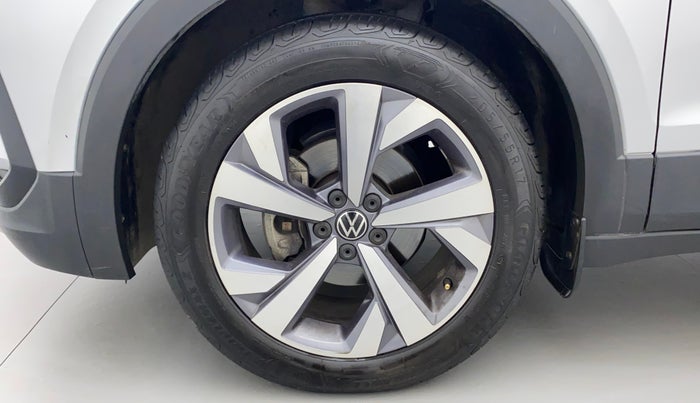 2022 Volkswagen TAIGUN TOPLINE 1.0 TSI AT, Petrol, Automatic, 5,909 km, Left Front Wheel