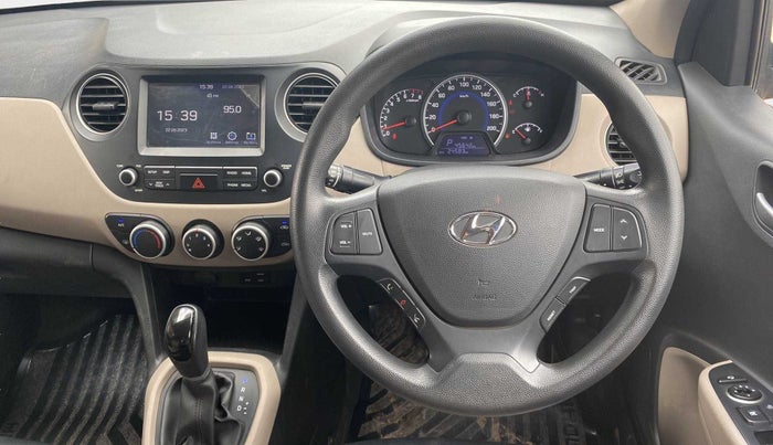 2019 Hyundai Grand i10 SPORTZ AT 1.2 KAPPA VTVT, Petrol, Automatic, 24,579 km, Steering Wheel Close Up