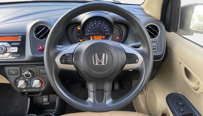 2015 Honda Amaze 1.2L I-VTEC S, Petrol, Manual, 13,890 km, Steering Wheel Close Up