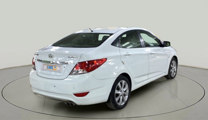 2012 Hyundai Verna FLUIDIC 1.6 VTVT SX, Petrol, Manual, 40,173 km, Right Back Diagonal