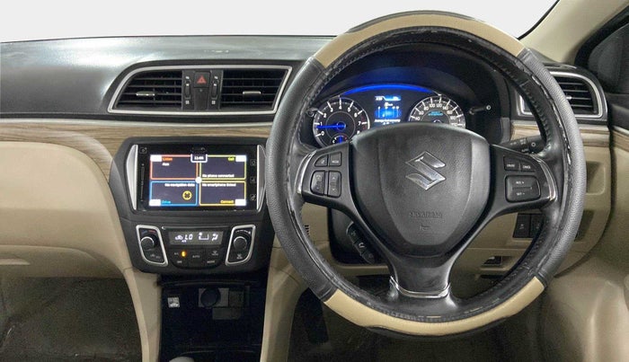 2019 Maruti Ciaz ALPHA  AT 1.5 SHVS PETROL, Petrol, Automatic, 52,791 km, Steering Wheel Close Up