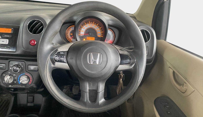 2014 Honda Brio S MT, Petrol, Manual, 54,145 km, Steering Wheel Close Up