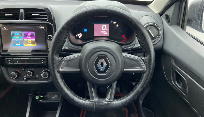 2021 Renault Kwid 1.0 RXT Opt, Petrol, Manual, 23,200 km, Steering Wheel Close Up