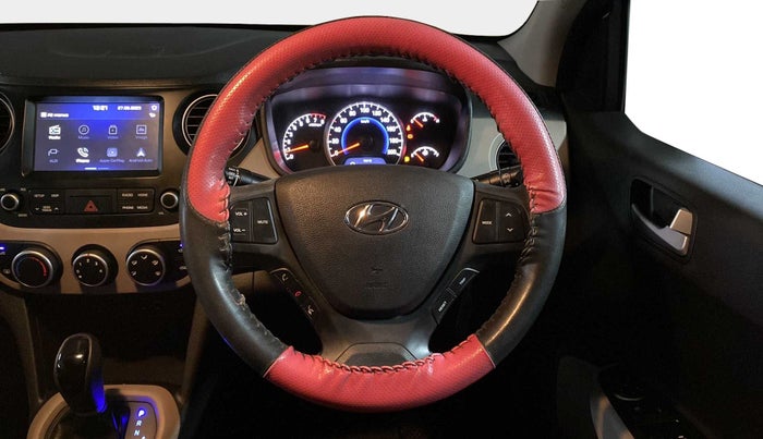 2018 Hyundai Grand i10 SPORTZ (O) AT 1.2 KAPPA VTVT, Petrol, Automatic, 23,524 km, Steering Wheel Close Up