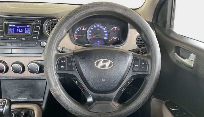 2014 Hyundai Xcent S 1.1 CRDI (O), Diesel, Manual, 1,12,733 km, Steering Wheel Close Up