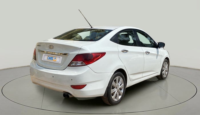 2012 Hyundai Verna FLUIDIC 1.6 CRDI SX, Diesel, Manual, 93,863 km, Right Back Diagonal