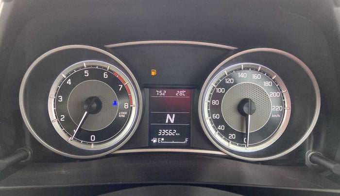2017 Maruti Dzire VXI AMT, Petrol, Automatic, 33,550 km, Odometer Image