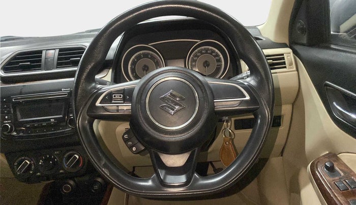 2017 Maruti Dzire VXI AMT, Petrol, Automatic, 54,623 km, Steering Wheel Close Up