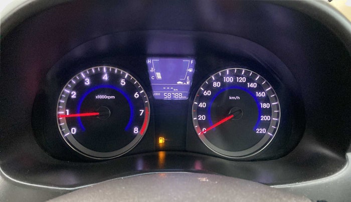 2016 Hyundai Verna FLUIDIC 4S 1.4 VTVT, Petrol, Manual, 58,781 km, Odometer Image