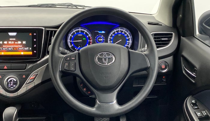 2021 Toyota Glanza G CVT, Petrol, Automatic, 2,055 km, Steering Wheel Close Up