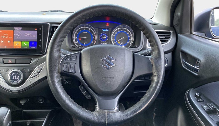 2019 Maruti Baleno ZETA CVT PETROL 1.2, Petrol, Automatic, 56,704 km, Steering Wheel Close Up