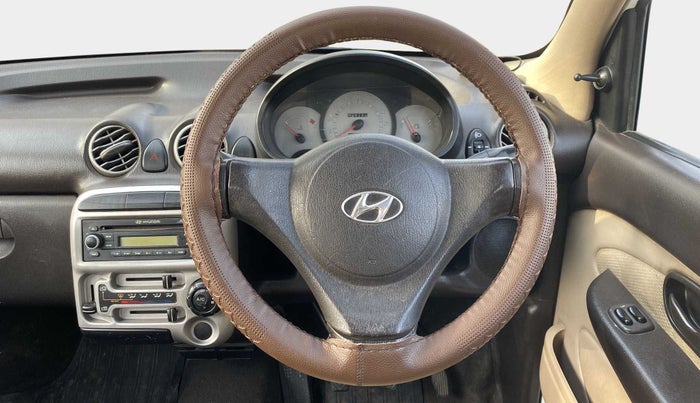 2014 Hyundai Santro Xing GLS PLUS AUDIO, Petrol, Manual, 47,170 km, Steering Wheel Close Up
