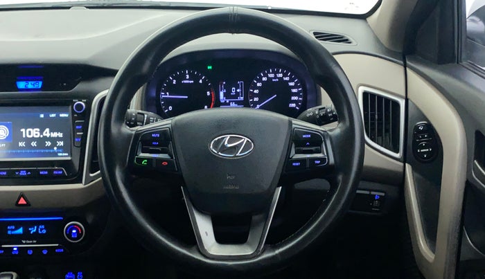 2016 Hyundai Creta SX PLUS AT 1.6 DIESEL, Diesel, Automatic, 65,725 km, Steering Wheel Close Up
