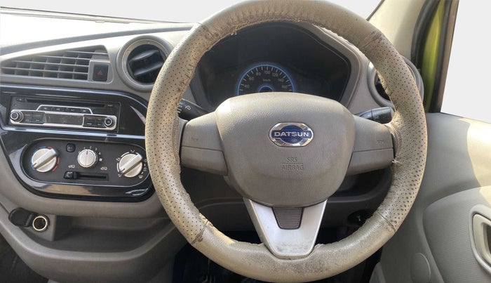 2016 Datsun Redi Go S, Petrol, Manual, 17,546 km, Steering Wheel Close Up
