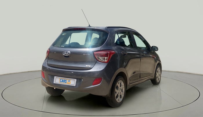 2015 Hyundai Grand i10 SPORTZ 1.2 KAPPA VTVT, Petrol, Manual, 13,589 km, Right Back Diagonal