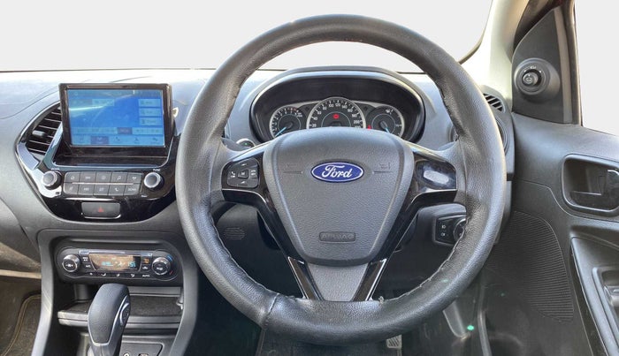 2021 Ford New Figo TITANIUM PLUS 1.2 PETROL AT, Petrol, Automatic, 24,958 km, Steering Wheel Close Up