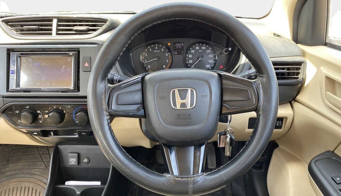 2019 Honda Amaze 1.2L I-VTEC E, CNG, Manual, 38,866 km, Steering Wheel Close Up