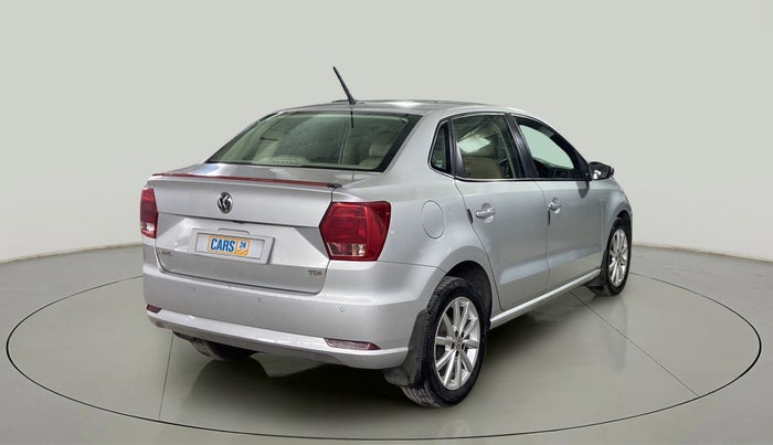 2018 Volkswagen Ameo HIGHLINE PLUS 1.5L AT 16 ALLOY, Diesel, Automatic, 52,041 km, Right Back Diagonal