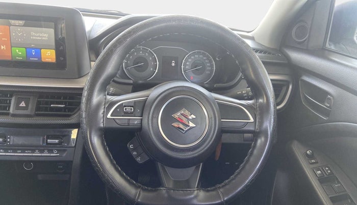 2023 Maruti BREZZA VXI SMART HYBRID, Petrol, Manual, 20,801 km, Steering Wheel Close Up