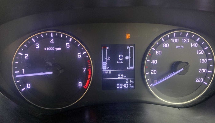 2015 Hyundai Elite i20 SPORTZ 1.2 (O), Petrol, Manual, 58,404 km, Odometer Image