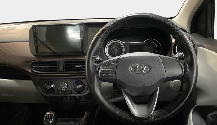2021 Hyundai AURA SX 1.2, Petrol, Manual, 26,715 km, Steering Wheel Close Up