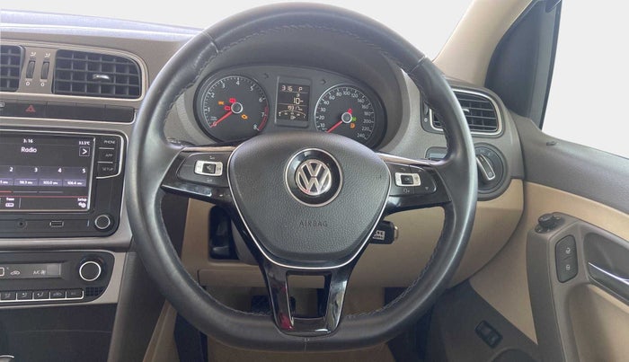 2021 Volkswagen Vento HIGHLINE 1.0L TSI AT, Petrol, Automatic, 19,304 km, Steering Wheel Close Up