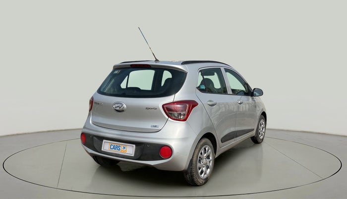 2018 Hyundai Grand i10 SPORTZ 1.2 KAPPA VTVT, Petrol, Manual, 13,511 km, Right Back Diagonal