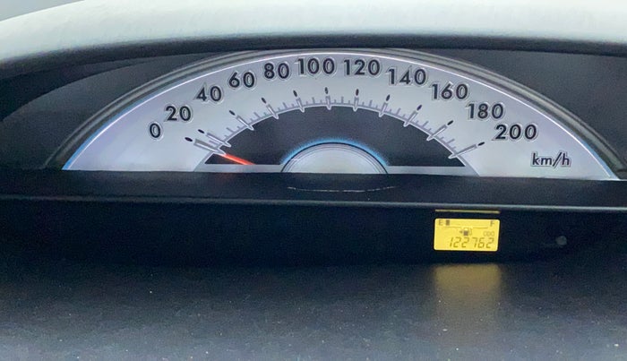 2012 Toyota Etios G, Petrol, Manual, 1,22,817 km, Odometer Image