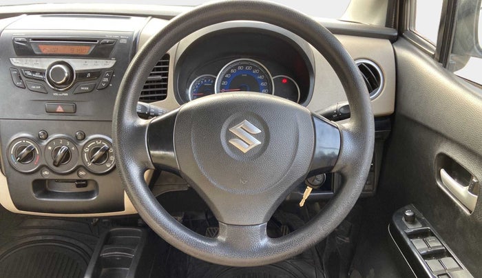 2017 Maruti Wagon R 1.0 VXI, Petrol, Manual, 50,723 km, Steering Wheel Close Up