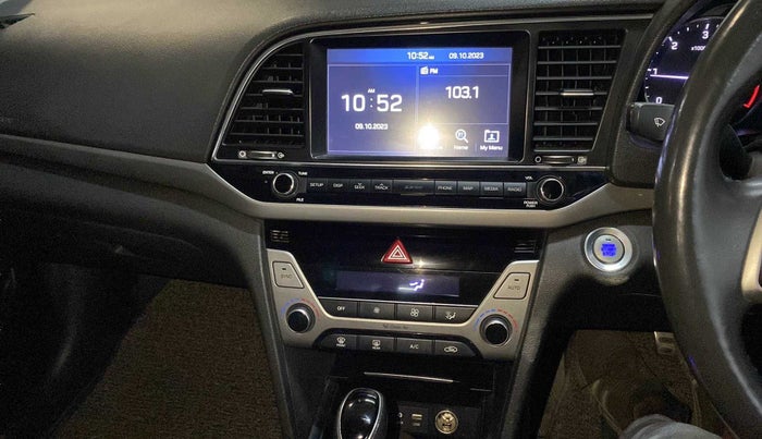 2018 Hyundai New Elantra 1.6 SX (O) AT DIESEL, Diesel, Automatic, 53,163 km, Infotainment system - GPS Card not working/missing