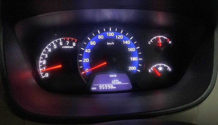 2015 Hyundai Xcent S 1.2, Petrol, Manual, 95,989 km, Odometer Image