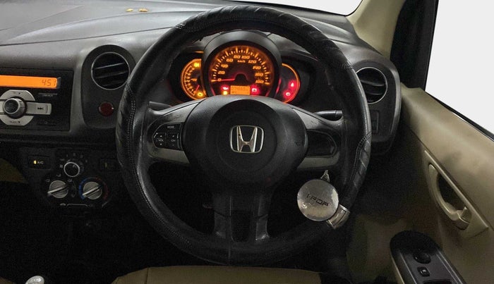 2014 Honda Amaze 1.2L I-VTEC S, CNG, Manual, 74,647 km, Steering Wheel Close Up