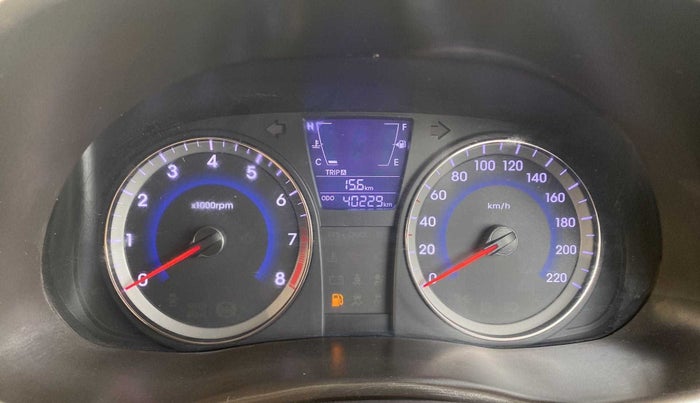 2017 Hyundai Verna 1.4 EX PETROL, CNG, Manual, 40,220 km, Odometer Image