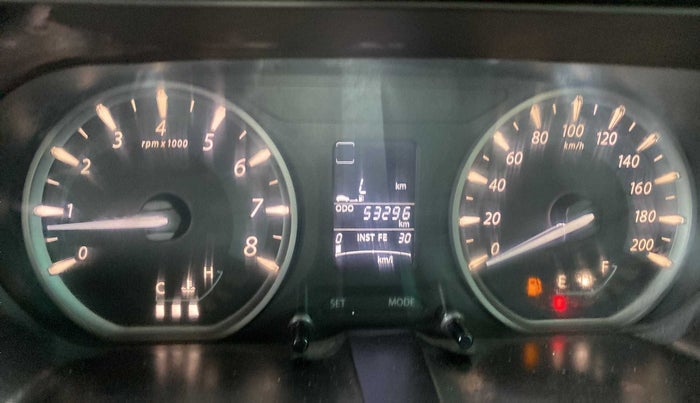 2014 Tata Zest XM PETROL, Petrol, Manual, 53,280 km, Odometer Image