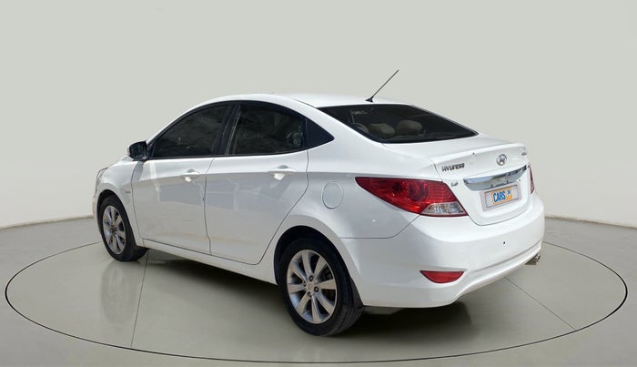 2012 Hyundai Verna FLUIDIC 1.6 VTVT SX, Petrol, Manual, 70,228 km, Left Back Diagonal