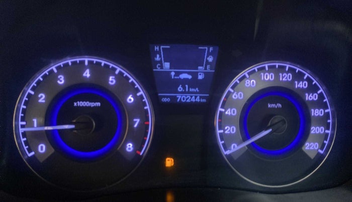 2012 Hyundai Verna FLUIDIC 1.6 VTVT SX, Petrol, Manual, 70,228 km, Odometer Image
