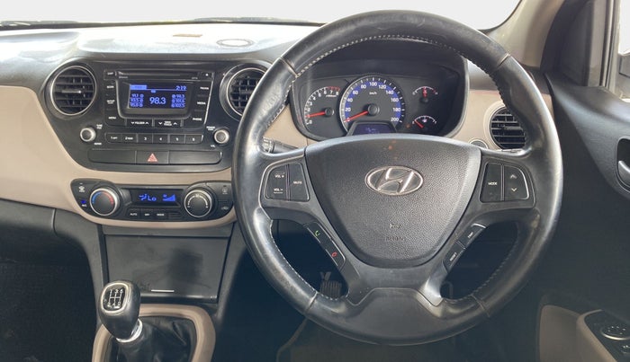 2014 Hyundai Xcent SX 1.2 (O), Petrol, Manual, 29,798 km, Steering Wheel Close Up