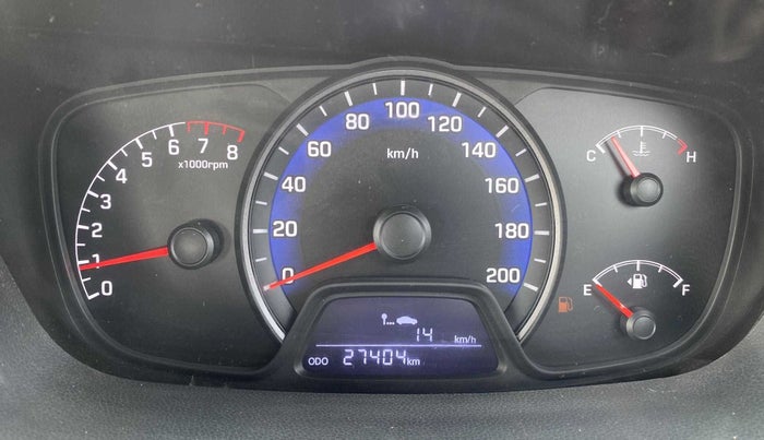 2015 Hyundai Xcent SX 1.2 (O), Petrol, Manual, 27,383 km, Odometer Image