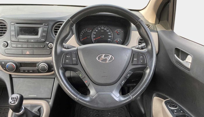 2015 Hyundai Xcent SX 1.2 (O), Petrol, Manual, 27,383 km, Steering Wheel Close Up