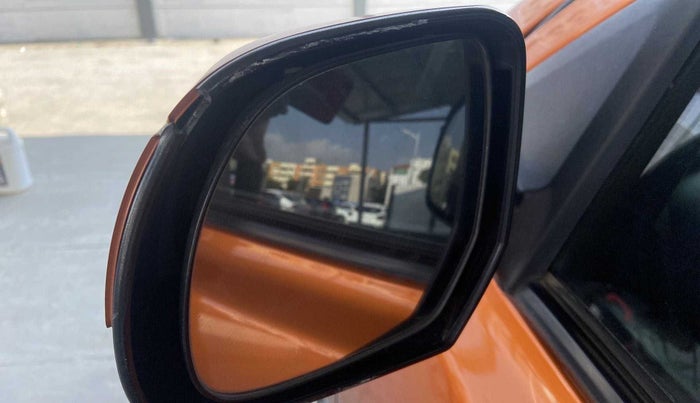2019 Datsun Go T, Petrol, Manual, 52,855 km, Left rear-view mirror - Mirror has minor damage