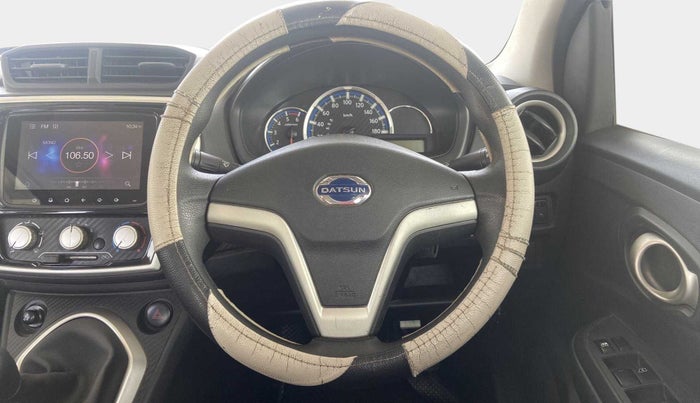 2019 Datsun Go T, Petrol, Manual, 52,906 km, Steering Wheel Close Up