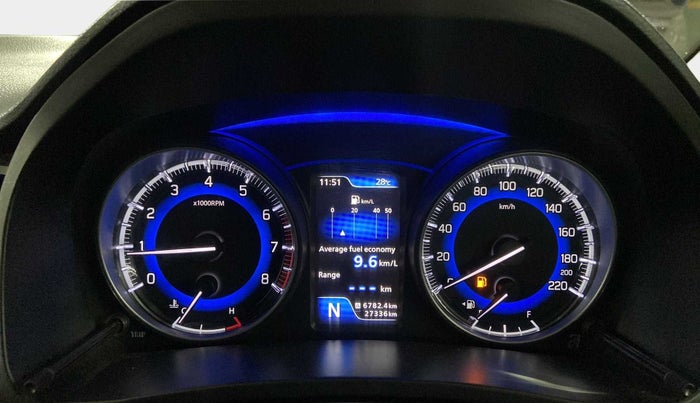 2019 Toyota Glanza V CVT, Petrol, Automatic, 27,336 km, Odometer Image