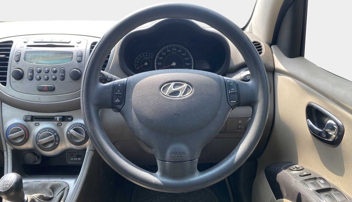 2010 Hyundai i10 SPORTZ (O) 1.2, Petrol, Manual, 65,075 km, Steering Wheel Close Up