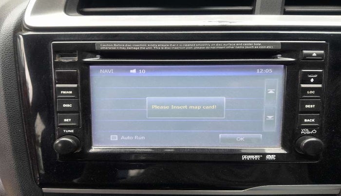 2016 Honda Jazz 1.2L I-VTEC VX, Petrol, Manual, 63,668 km, Infotainment system - GPS Card not working/missing