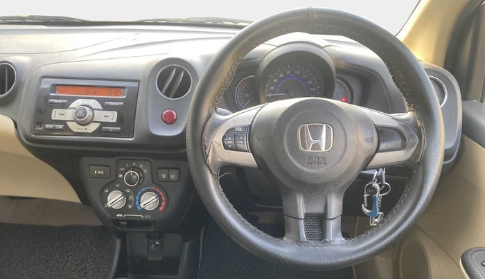 2015 Honda Brio VX MT, Petrol, Manual, 82,566 km, Steering Wheel Close Up