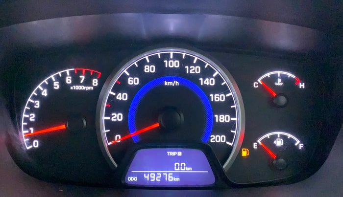 2017 Hyundai Grand i10 SPORTZ 1.2 KAPPA VTVT, Petrol, Manual, 49,325 km, Odometer Image