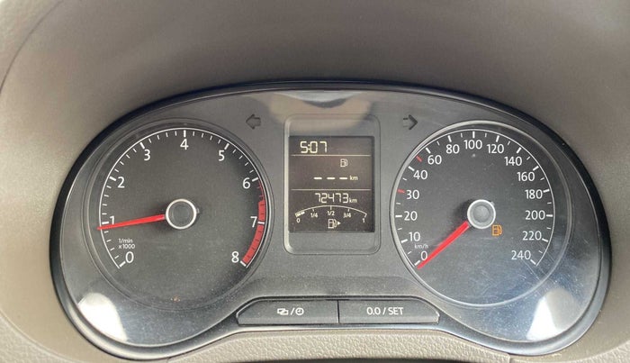 2018 Volkswagen Vento HIGHLINE 1.6 MPI, Petrol, Manual, 72,163 km, Odometer Image